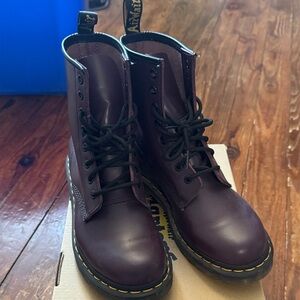 Dr. Martens purple 1460 Lace-Up Boots